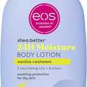 EOS Shea Better Body Lotion Vanilla Cashmere, 24-Hour Moisture Skin Care, Lightweight & Non-Greasy, Natural Shea, Vegan, Vanilla Body Lotion, Crème De Pistachio, Strawberry Dream, 16 fl oz