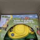 John Deere Bubble Lawn Mower for Toddlers, Bubble Blowing Machines, Indoor and Outdoor Gardening Toy, Birthday, Party Favor for Preschool Girls and Boys, No Batteries Required, 2+, Large