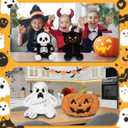 Halloween Ghost Plush - 9.8 Inch Soft Ghost Stuffed Animal for Halloween Decoration, Party Decor for Kids and Adults Party Gift