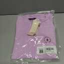 Dokotoo Casual Womens Short Sleeve V Neck Shirts Oversized Solid Blouses Tops (Purple, S)