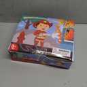 Firefighter Costume for Kids, Fireman Costume with Firefighter Tools, Fire Extinguisher, Helmet Light, Right Angle Flashlight, Kids Dress Up Clothes, Pretend Play Toys Gifts for Boys Age 4+