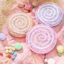 JellyArch 6 Pcs 16'' Large Candy Party Decorations Giant Lollipop Candies Prop Decor with Sticks for Christmas Tree Pastel Lollipop Photo Prop for Valentines Birthday Candy Party(Macaron Color)