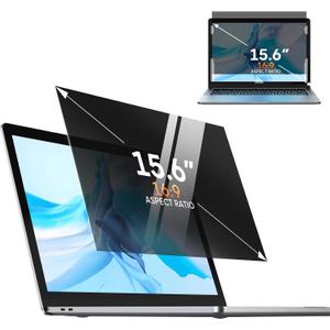 Laptop Privacy Screen 15.6 Inch, Removable 16:9 Aspect Privacy Filter Screen Protector for 15.6 Inch Laptop, Privacy Screen Anti Peeping
