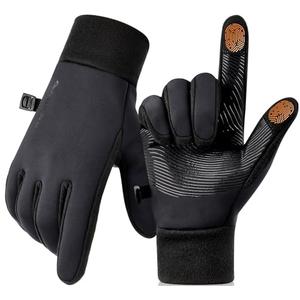AOPREL Winter Gloves Men Women Windproof Touchscreen Gloves with Liner Thermal,Running Gloves for Cycling Driving Daily Work