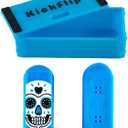 Magnetic Kickflip Fidget Slider Toy for Adults Mini Flip Fingerboard Skateboard with Storage Crat Portable,Office Desk Toys