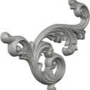 Ekena Millwork 15 3/4"W x 19 5/8"H x 1 3/8"P Edwards Onlay, Right