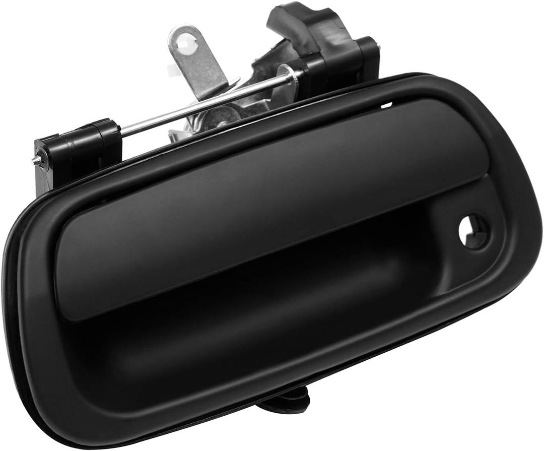 Gledewen Tailgate Handle Liftgate Latch Handle with Keyhole | for 2000-2006 Toyota Tundra | Replaces# 69090-0C010 69090-0C030-C0 (Black)