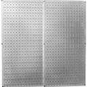 Wall Control 30-P-3232GV Galvanized Steel Pegboard Pack