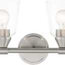 Livex Lighting, 16782-91, Catania, Vanity Sconce, Brushed Nickel
