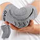 CAMBIVO 2 Pack Elbow Brace for Women and Men, Elbow Compression Sleeve for Tendonitis, Golf Elbow, Tennis Elbow, Arthritis, Bursitis, Weightlifting, and Basketball