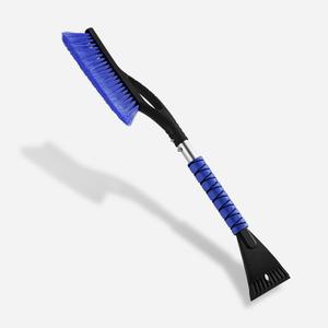 26.7" Snow Brush and Ice Scraper for Car, Detachable Frost Removal Tool for SUV, Ergonomic Foam Grip for Trucks, Strong But Light Weight Snow Brush and Scraper Combo Winter Accessories (Blue)