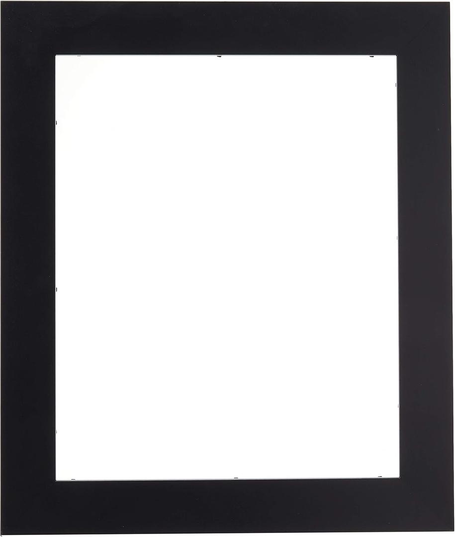 ArtToFrames 13x16 inch Satin Black Picture Frame, 2WOMFRBW74079-13x16