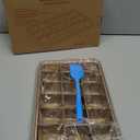 Brownie Pan with DividersNonstick Carbon Steel Baking Loaf Pan Baking Pan Baking Pan18 Pre-Cut Square Molds for Brownie Bite, Cake, Fudges and Chocolate