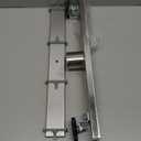 Neodrain 18-Inch Linear Shower Drain, Brushed 304 Stainless Steel, Silver, Modern Style, Removable Grate, Adjustable Feet, 2" Central Outlet, 36 L/min Flow, Fits US No-Hub Drain Base System