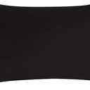 Lightweight Breathable Super Soft Easy Care Wrinkle Resistant Brushed Microfiber 3 Piece Bed Sheet Set with 14-Inch Deep Pockets, Twin, Black, Solid