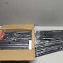 SONGMICS Luggage Racks for Guest Room, Set of 2, Suitcase Stand with Storage Shelf, Steel Frame, Foldable for Easy Storage, Hotel, Bedroom, Black URLR003B02