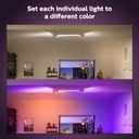 Philips Hue White and Color Ambiance Centris Smart LED Ceiling Light - Includes (1) Color Changing Light Fixture in White with 4 Individually Adjustable Spotlights - Works with Voice, 4L