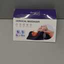 Ringco Neck Massager with Heat, Red Light & Vibration Adjustable, Heated Neck Stretcher with 3 Modes, Rechargeable Cervical Traction Device for Pain Relief & Muscle Relaxation, Christmas Gift (Black)