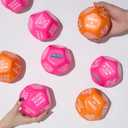 Jumbo Decision Dice — Funny Retirement Gift for Men & Women, Giant Foam Party Dice, Gag Gift for Coworker, Teacher, Nurse, Boss, Retiree (Orange)