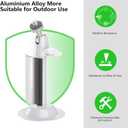 Metal Wall Mount for eufy SoloCam S220/C210, eufyCam 2C/2C Pro, 2/2 Pro, 3C/S300, 3/S330, Eufycam S3 Pro, 360 Swivel+90 Tilt Adjustable Mounting Bracket with Better View for Eufy Camera, Rust-Proof