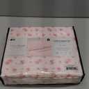 Modern Threads Silky Soft Microfiber and Wrinkle Free Sheets - Luxurious Microfiber Bed Sheets Includes Flat Sheet, Fitted Sheet with Deep Pockets, & Pillowcases Blush, Full, Roses on Blush