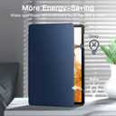 JETech Case for Samsung Galaxy Tab S8 2022/S7 2020 11-Inch with S Pen Holder, Slim Folio Stand Protective Tablet Cover, Multi-Angle Viewing (Navy)