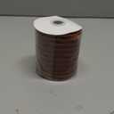 Pandahall 50 Yards Velvet Ribbon 3/8 Inch Wide Single Face Velvet Ribbon Roll with Spool for Gift Wrapping Decoration Party Wedding Easter Crafts (Saddle Brown)