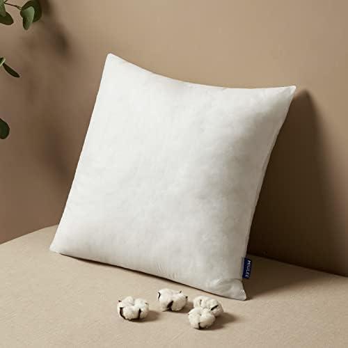 MIULEE Pillow Insert 28x28 Inch, Decorative Square Throw Pillow Inserts, Premium Fluffy Pillow Forms Sham Stuffer for Sofa Couch Living Room