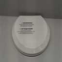 Jool Baby Quick Flip Toilet Seat with Built-in Potty & Splash Guard for Toddler Training, Slow Close (Elongated)