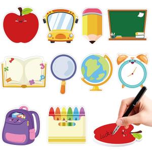 FOIMAS 30pack Back to School Sticky Notes 900 Sheets Apple Pencil Notepads Self-Adhesive Memo Pads for Teacher Students School Classroom Office Reminder Supply