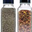 JARMING COLLECTIONS 16oz Glass French Square Spice Shakers with Lids  Large Seasoning Containers for Kitchen, Pantry, Herbs & Spices - Enhance Your Spice Storage  Made in USA