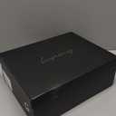 IMPREMEY Women's High Top Sneakers Lace Up PU Leather Shoes with Thick Soles and Zipper, Fashionable Walking Shoes, Size 6