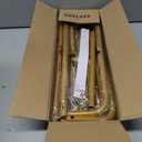 Wedding Sign Holder,Adjustable Welcome to Our Wedding Sign Stand with 2 Leather Sign Hanging Straps,Wedding Seating Chart Stand for Party,Baby Shower,Graduation Ceremony(Posters Excluded) (68.9inch, Gold-1PCS)