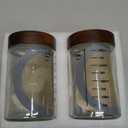 Sourdough Starter Kit,34oz Sourdough Starter Jar Glass with Sourdough Recipes Cookbook.Sourdough Bread Baking Supplies with Thermometer,Natural Wooden Lid, Anti-slip Mat,Sourdough Jar scraper (2 pack)