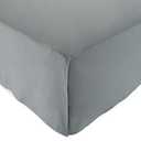 Amazon Basics Lightweight Pleated Bed Skirt, King, Dark Grey, Solid