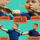 Toy Rocket Launcher for Kids: Outdoor Toys Slingshot Rocket Launchers - Best 6-10 Year Old Boy Gifts for Teens Boys & Girls All Ages - Fun Summer Toys 5 6 7 8 9 10 11 12+ Year Old Boy Birthday Gifts
