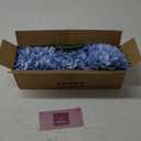 6 Pcs Real Touch Blue Hydrangea Artificial Flowers with Stems, Fake Silk Flowers for Outdoors, Artificial Flowers for Home Decor Wedding Bouquets Centerpieces Vase