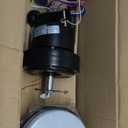 Biukis Ceiling Fans with Lights, 60" Outdoor Black Fan with Reversible DC Motor, Fan with Light and Remote Control 3 Color 6 Speed Adjustable for Outdoor Indoor Patio Living Room