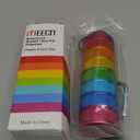 Weekly Metal Pill Organizer for Outdoor Travel, Aluminum, Waterproof, that is Shockproof and Has Large Compartments for Storing Vitamins, Fish Oil, Emergency Pills (Multi-colored)