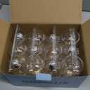 Gozelux Dimmable Vintage LED Edison Bulbs, 6W, Equivalent 60W, 750lm, Daylight 5000K, 90+ CRI, ST58 Antique LED Filament Bulbs, E26 Medium Base, Clear Glass, Pack of 12