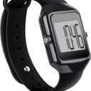 Pedometer for Walking, Simple 3D Step Counter for Walking with Steps and Time Modes for Men Women Adults Seniors, Black