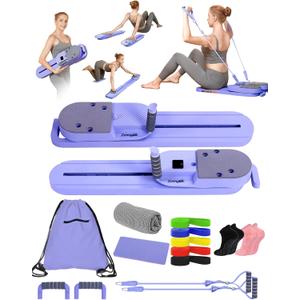 Pilates Board Reformer, Mini Pilates Reformer Board for Home Workout Equipment (Pilates Board Accessory)