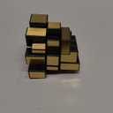 D-FantiX Shengshou Mirror Cube 3x3 Speed Cube Gold Mirror Blocks Cube 3x3x3 Different Shapes Puzzle Cube Toys for Kids Adult