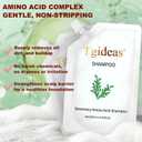 Tgideas Rosemary Amino Acid Shampoo, Hair Growth Shampoo for Thinning Hair Women and Men Hair Loss, Zinc PCA Thicken & Strengthen Scalp with Hydrolyzed Silk 8.45 fl.oz - 2 Packs