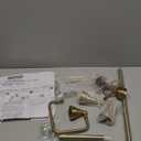 Delta Mylan 4-Piece Bathroom Set Champagne Bronze 18" Towel Rack, Toilet Paper Holder, Hand Towel Holder, Hook| Bathroom Accessory Set Towel Holder 4-Piece Hardware MYN64-CZ