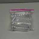 SupBri Rose Shadow LED Flameless Candles, 6PCS Romantic Battery Operated Candles Led Pillar Candles for Valentines Anniversary Wedding Christmas Decorations(White, D 2.5" x H 7.2")