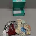 FREEBLOSS 6 Set DIY Macrame Christmas Gnomes Santa Claus Kit DIY Macrame Santa Claus for Christmas Tree Decor Christmas Tree Hanging Gnomes Santa Elf Instructions Included Holiday Decor