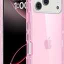 Follaroma for iPhone 17 Pro Max Case, Heavy Duty Shockproof Protection Phone Cases, Anti-Drop, Dual Layer Transparent Protective Cover Compatible with iPhone 17 Pro Max, 6.9 inch, Light Pink