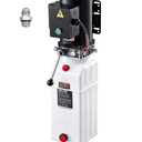 VEVOR 10 Quart Hydraulic Pump, 2.2KW Hydraulic Dump Trailer Pump Single Acting, 3200 PSI Max Relief Pressure, 1.7 GPM Flow Rate, AC220-240V Hydraulic Power Unit Car Lift (Vertical Installation)