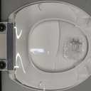 KOHLER K-26802-0 Impro ReadyLatch Quiet Close Round Toilet Seat, White Toilet Seat, Grip-Tight Bumpers, New Home Essentials, Slam Prevention